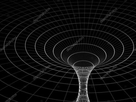 Abstract portrait-style illustration suggesting a researcher in cosmology