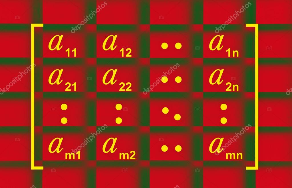 Mathematical index notation on blackboard